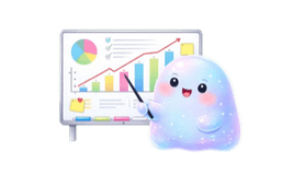 CraveLog mascot pointing at a chart